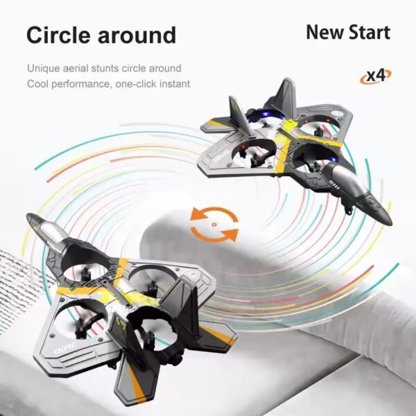 V17 RC Fighter Plane | EPP Foam Glider | 2.4GHz Remote Control | Beginner Friendly Fixed Wing Aircraft | Kids Toy Plane - Image 3
