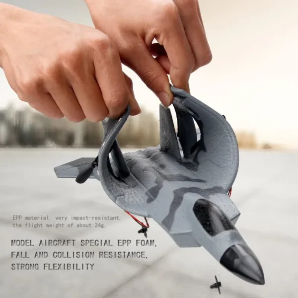 F22 Raptor Fixed Wing RC Plane | 4 Channel DIY Aircraft Model | Remote Control Assembly Fighter Jet | Aerobatic Foam Plane - Image 3