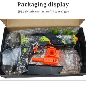 1911 Gel Blaster Toy Gun for Tactical & PUBG Players with Eye Glass & Ammo – QQGEARBD