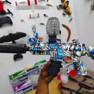 🔥 Gel Blaster AKM Gun with Water Smoke, LED Light Silencer, Battery & Eye Protection | QQGearBD - Eco Friendly Ammo 🇧🇩 - Image 8