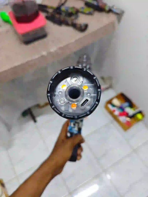 🔥 Gel Blaster AKM Gun with Water Smoke, LED Light Silencer, Battery & Eye Protection | QQGearBD - Eco Friendly Ammo 🇧🇩 - Image 5